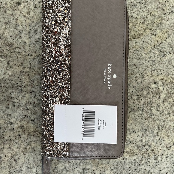 NWT Kate Spade Glitter Penny Tote + Glitter Neda Wallet - Picture 5 of 6